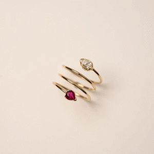 انگشتر اسپیرال «Twisted Drop»